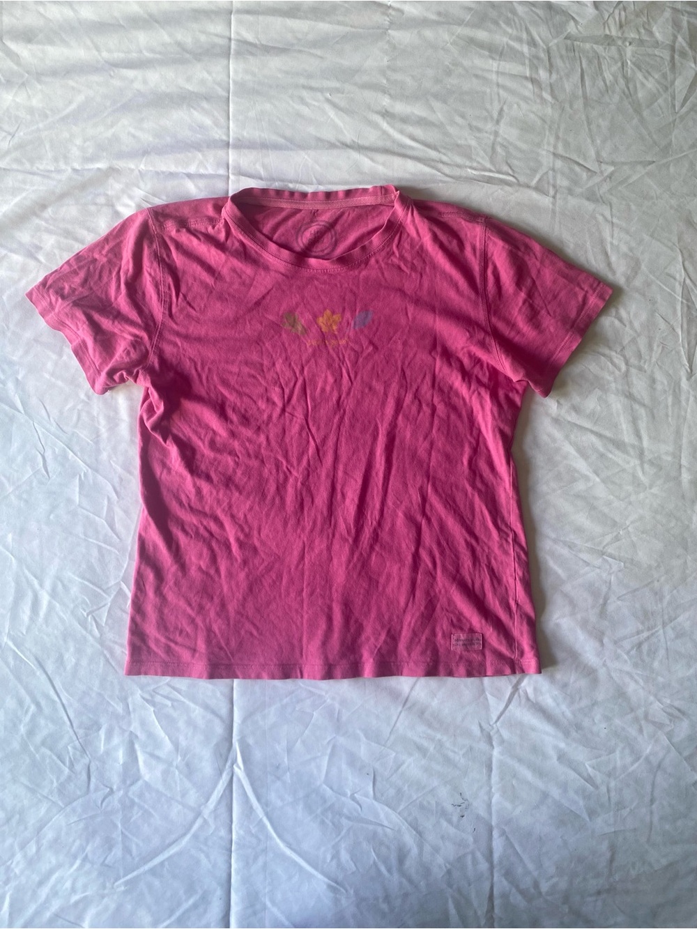 Life Is Good Pink Short Sleeve Tee